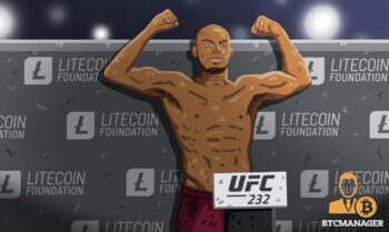  litecoin cryptocurrency foundation project ufc event sponsor 