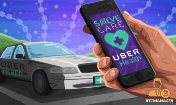  care btcmanager uber blockchain solve partnership affordable 