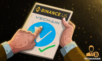 binance vechain vet arm exchange cryptocurrency chain 