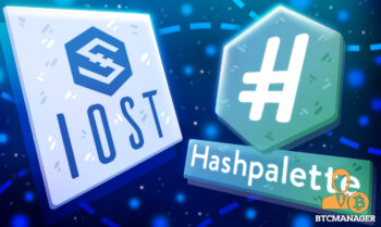  iost hashpalette network blockchain member tokens non-fungible 