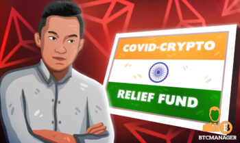  co-founder covid relief fund india tron trx 