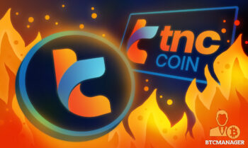  tnc coin coins burn billion percent team 