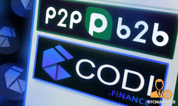  codi ieo exchange tokens p2pb2b finance allocated 
