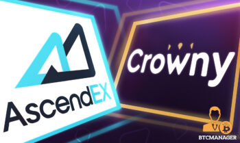  crowny ascendex loyalty program users partnership running 