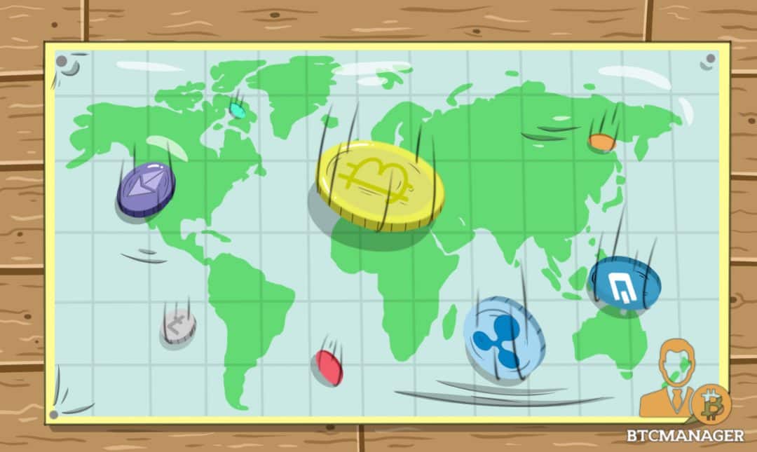 A world map displays cryptocurrencies in different jurisdictions as we examine ICO regulations globally