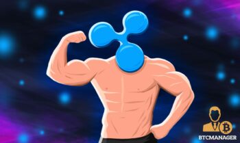Ripple XRP Hunk muscles blue