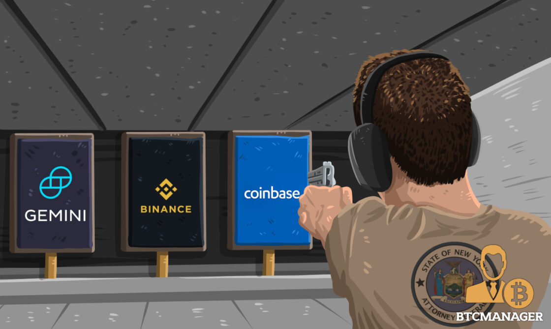 Crypto Exchanges Binance, Gemini and Coinbase Targeted in NY Attorney General Inquiry