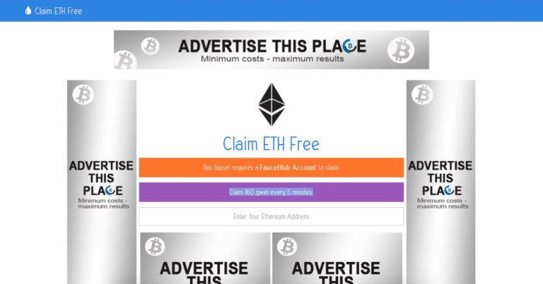Claim eth free мультивалютный обменный пункт