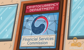 South Korea Office window cryptocurrency department FSC