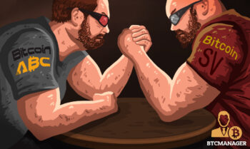 Two Men Arm Wrestling