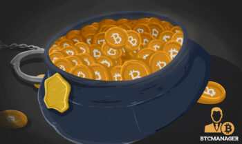 bitcoins in a police cap