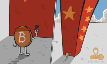 Bitcoin China flag