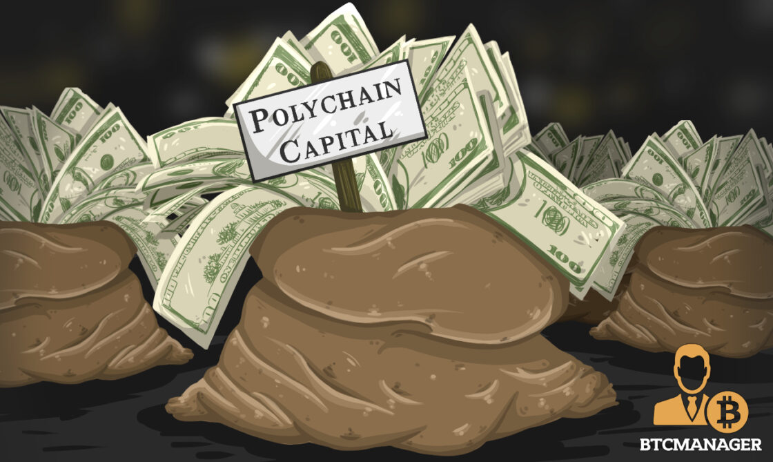 bag of cash with polychain capital board