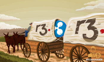 R3 Tent Wagons Carrying Ripple Tokens across the Desert