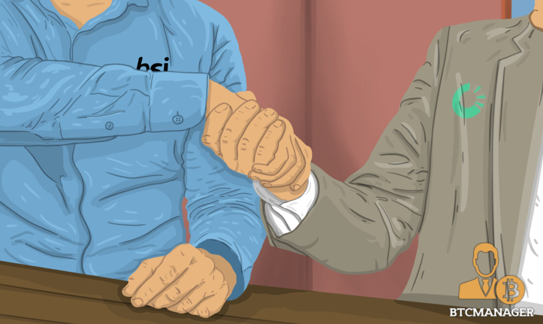 Business Handshake Deal BSI OriginTrail
