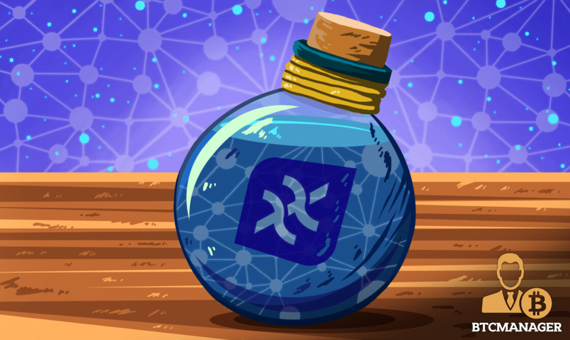 Blue Bottle Elixxir Sparkle Blockchain Blue