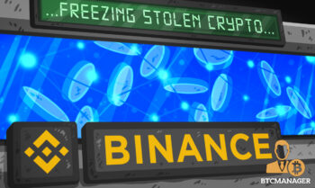 Freezing Funds Frozen Coins Binanace Blue Yellow