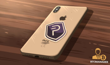 Apply Iphone PIVX Sticker