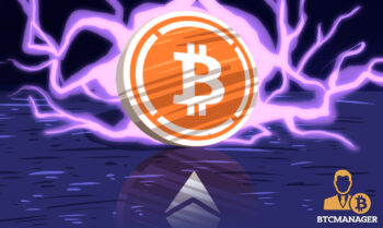 Bitcoin on Purple Fire