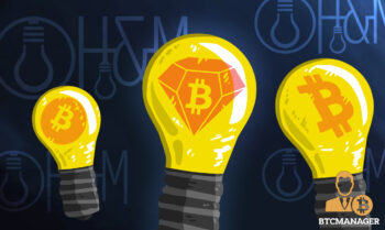 Bitcoin Lightbulb H&M Blockchain Yellow