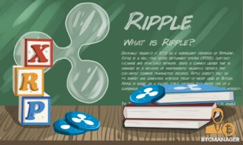 Ripple XRP Yellow Red Blue Education Whiteboard Books