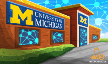 University of Michigan with Blockchain in its Windows