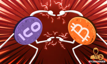 ICO Bitcoin Purple Gold Fusion