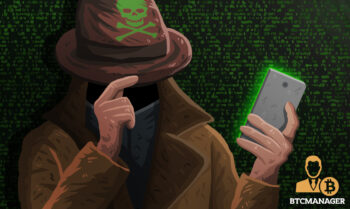 Hacker Green Hat Shady Guy Smartphone