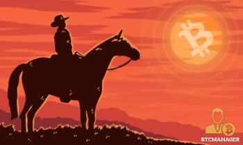 Cowboy Bitcoin Sunset Horse
