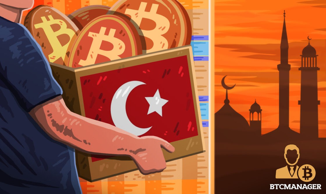 Turkey Red Box Orange Sky Bitcoin