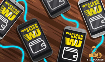 Western Union Phones Connected via Blockchain
