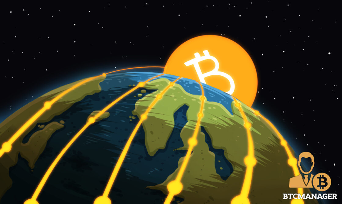 Bitcoin Encompassing the Globe