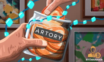Artory Blockchain Fund Blue Hand Art Jar Coins