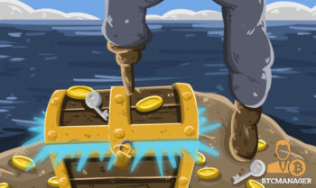 Treasure Chest Cracked open by a peg leg pirate hack coins sea