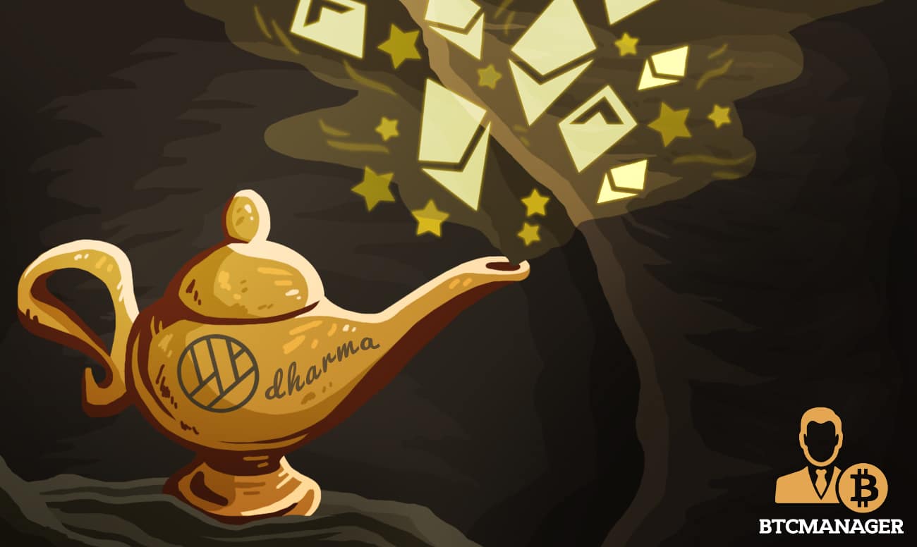 Magic Lamp with Cryptocurrencies Pouring out