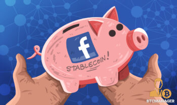 Piggy Bank with Facebook Logo on the Side