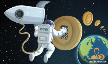 Astronaut Attracting Gold Coins from Earth
