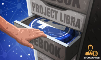 Looking in a filing cabinet to find Facebook' coin under project libra drawer