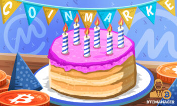 Birthday Cake Celebrating CoinMarketCap