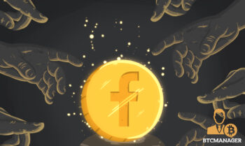 Facebook Coin Surrounded by Black Hands