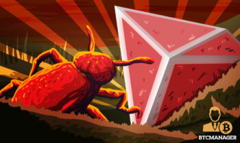 Bug Next to a Red Tron Crystal