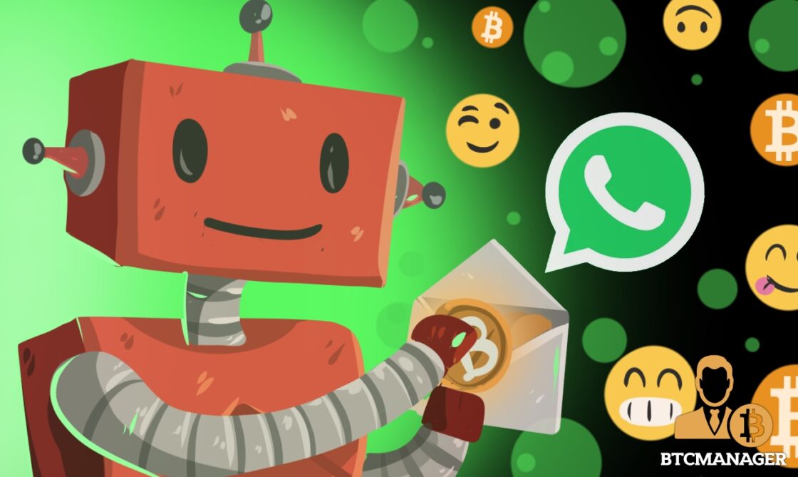 How do I receive Bitcoin on Whatsapp?