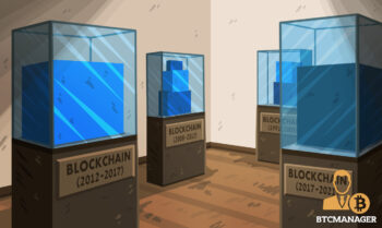 Blue Cubes in Glass Cases