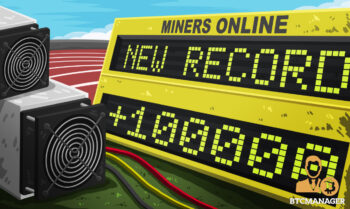 BTC scoring a new record miners online