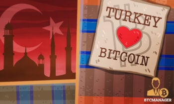 Turkey loves Bitcoin Turkish Flag