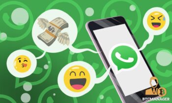 Facebook WhatsApp smartphone money payments smiling emoji