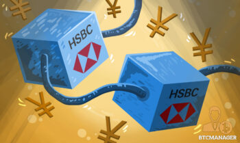 Bockchain HSBC Yuan Blue