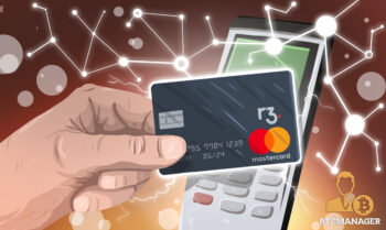 R3 Mastercard Debit Card Paying Blockchain