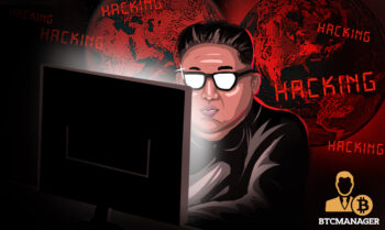 Kim Jong Un Hacking a laptop with glasses on