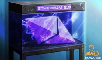ethereum 2.0 block inside a tub